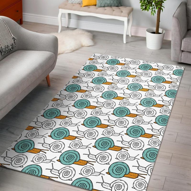 Cartoon Snail Pattern Print Area Limited Edition Rug Carpet