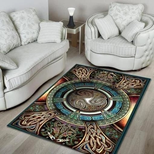 Celtic area rugs living room carpet