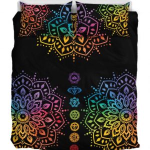 Chakra Love Duvet Cover and Pillowcase Set Bedding Set