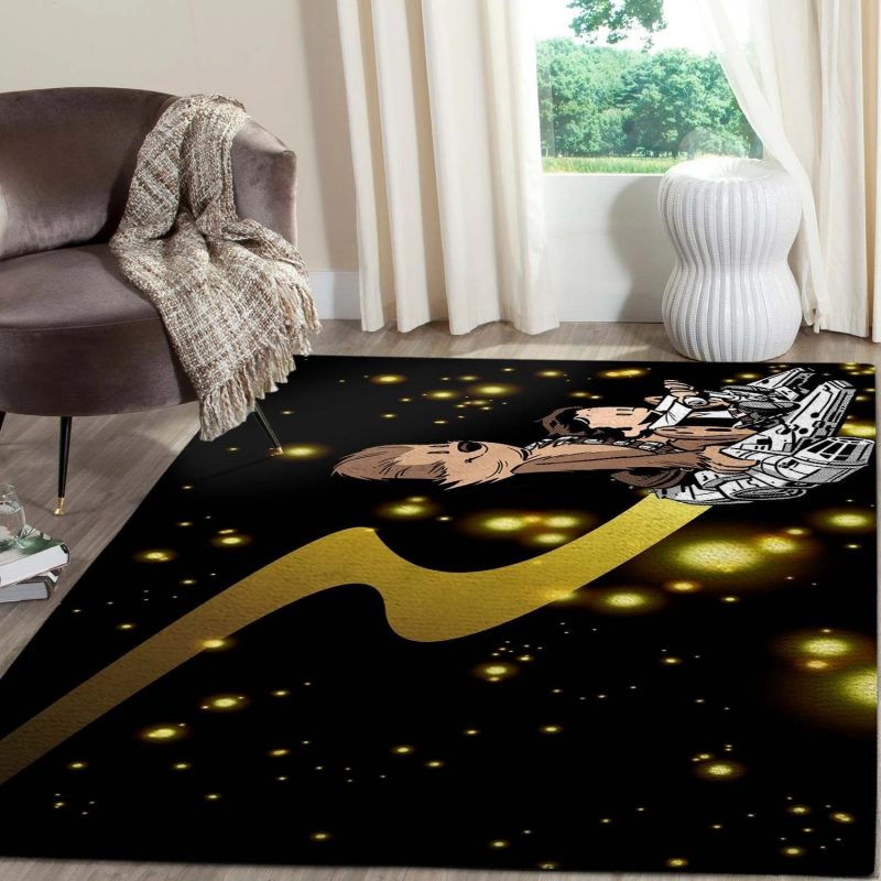 Chewbacca star wars carpet living room rug