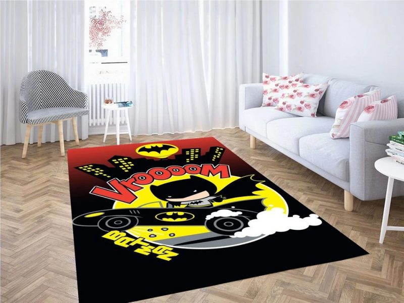 Chibi batmobile carpet living room rugs