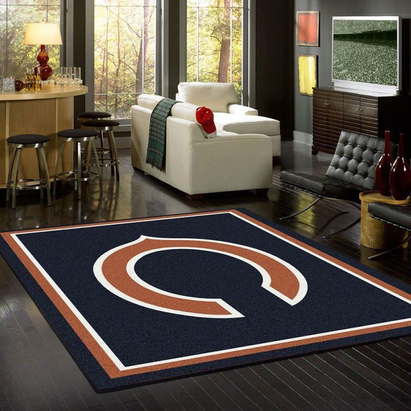 Chicago Bears Nfl Carpet Living Room Rugs 3