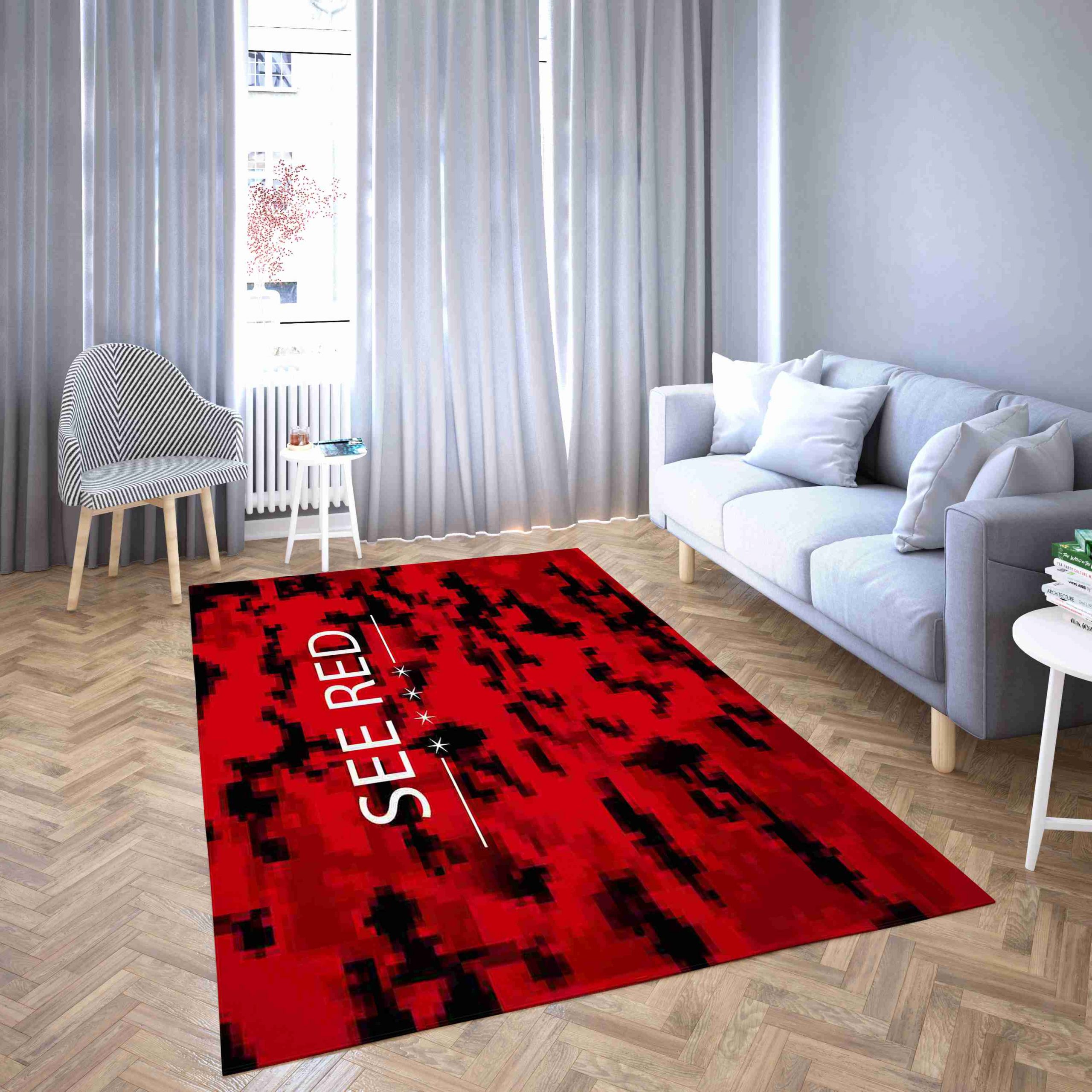 Chicago Bulls Playoffs Living Room Rug Carpet