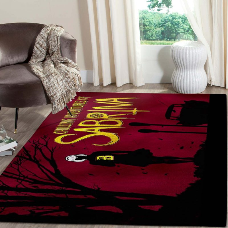 Chilling Adventures Of Sabrina Halloween Living Room Rug Carpet