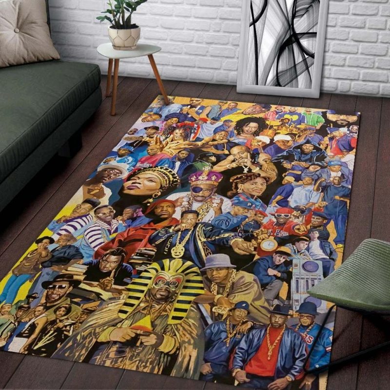 Christmas Gift Hiphop Legends Area Limited Edition Rug Carpet Floor Decor