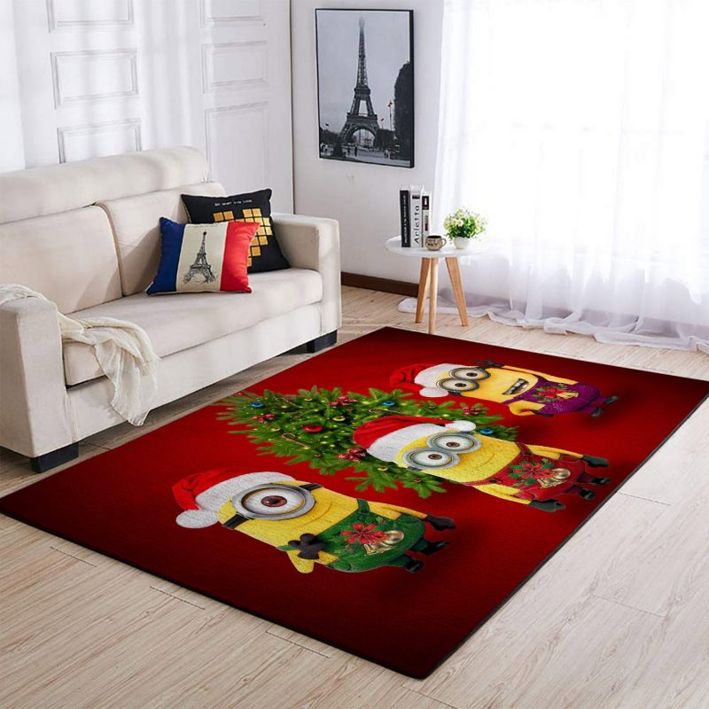 Christmas Minions Area Limited Edition Rug Carpet Movie Floor Decor