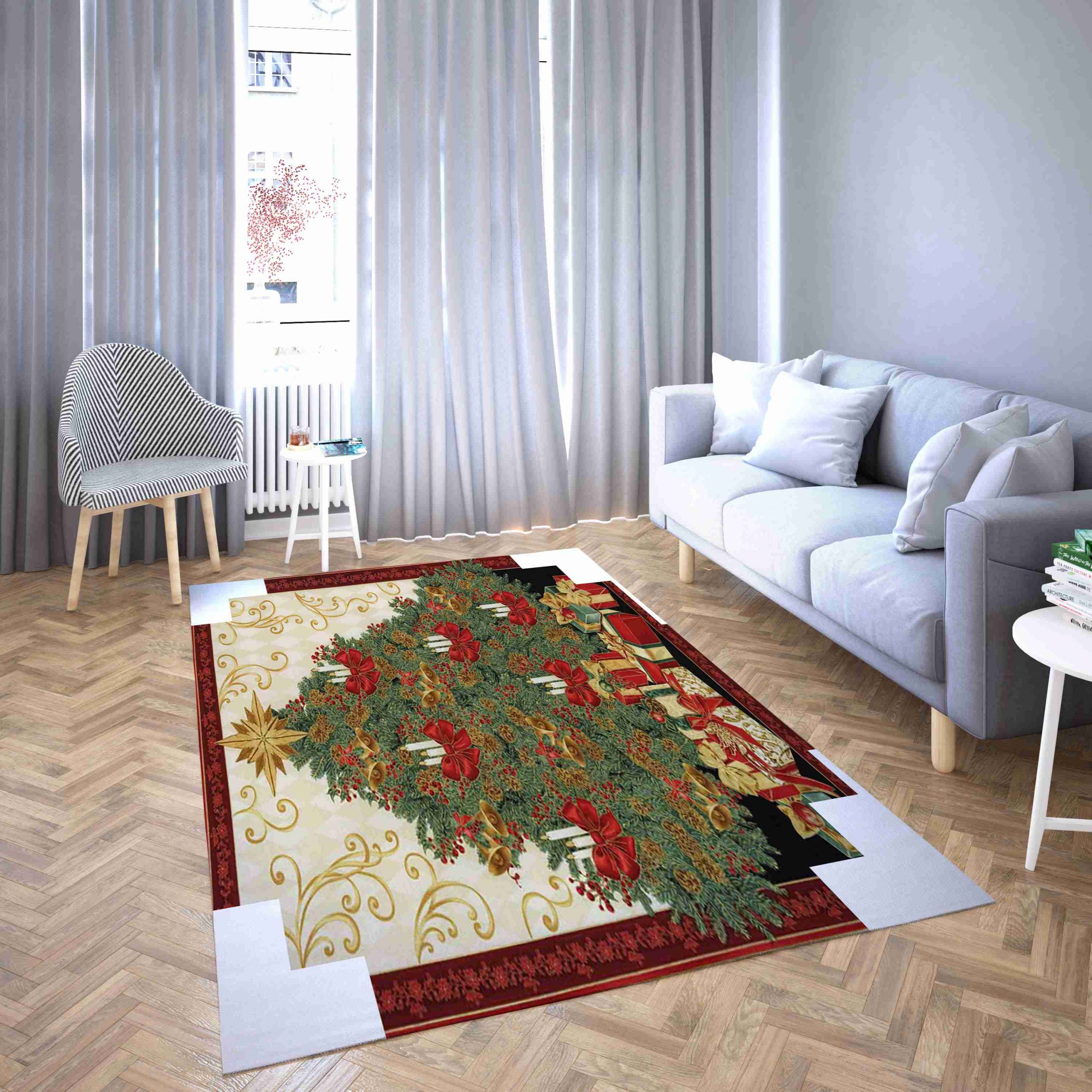 Christmas Ornament Living Room Rug Carpet