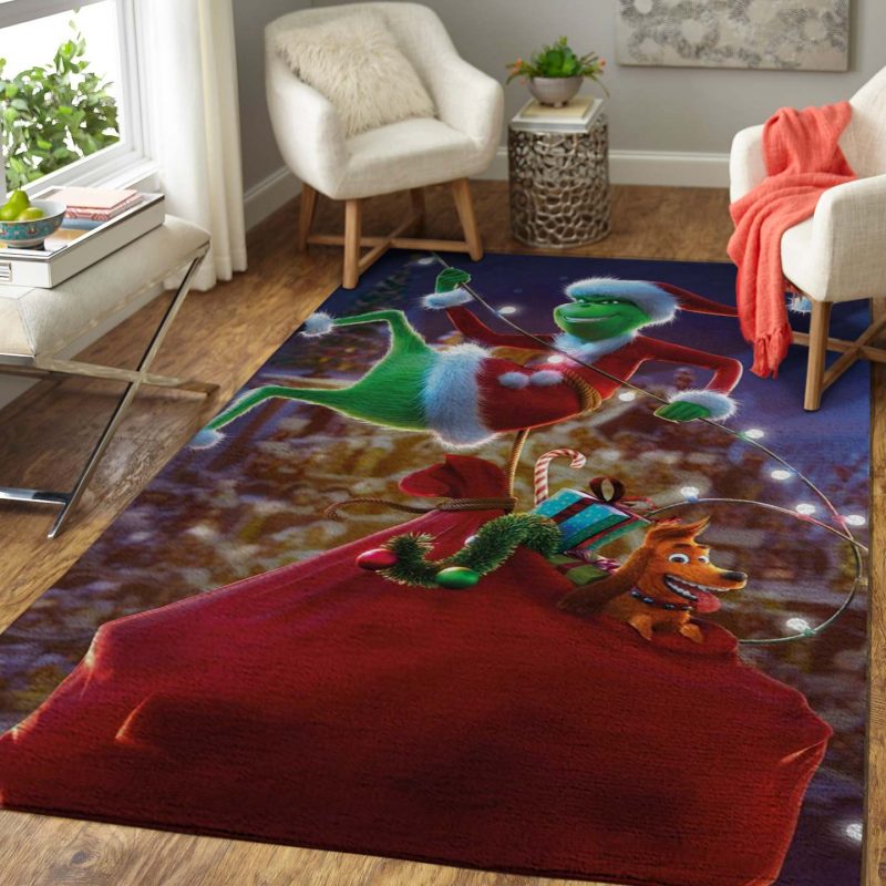 Christmas The Grinch Living Room Rugs Carpet 4