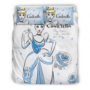 Cinderella Disney Duvet Cover and Pillowcase Set Bedding Set