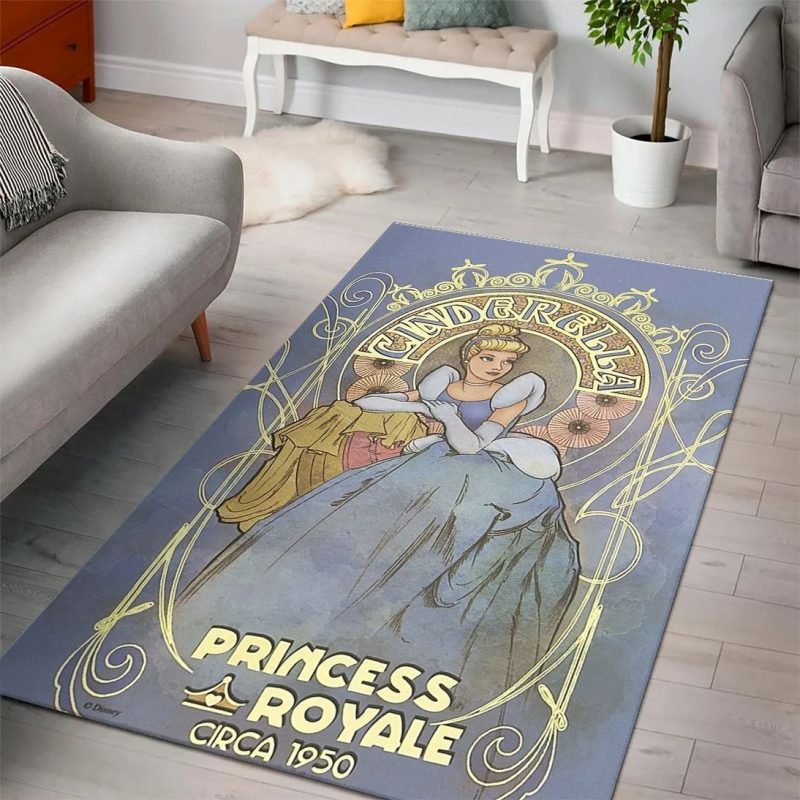 Cinderella disney princess characters disney movies carpet living room rugs