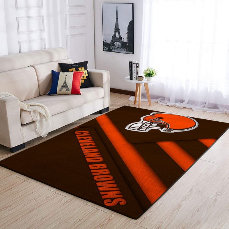 Cleveland Browns Area Limited Edition Rug Carpet Nfl Football Floor Decor