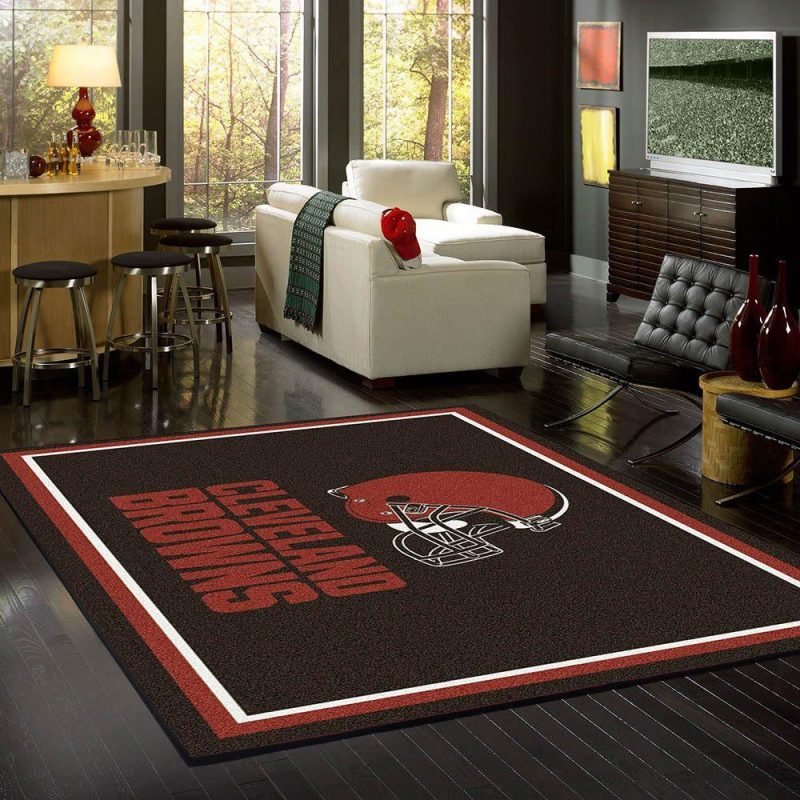 Cleveland Browns Nfl Carpet Living Room Rugs 3