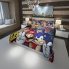 Cloud Strife crossover Final Fantasy Mega Man Ryu Street Fighter Duver Duvet Cover and Pillowcase Set Bedding Set