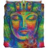 Colorful Buddha Duver Duvet Cover and Pillowcase Set Bedding Set