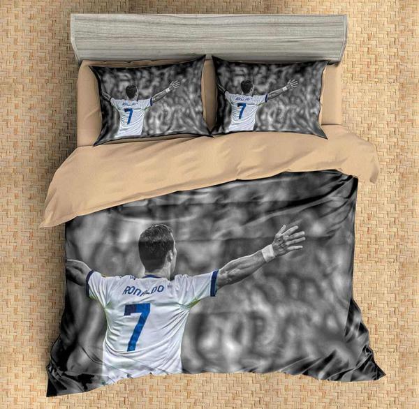 Cristiano Ronaldo Duvet Cover and Pillowcase Set Bedding Set