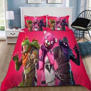 Cuddle Team Leader Fortnite Gamer Duvet Cover and Pillowcase Set Bedding Set