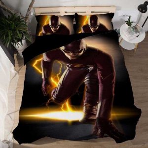 DC Comics Flash 2215 Duvet Cover and Pillowcase Set Bedding Set