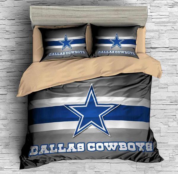 Dallas Cowboys Duvet Cover and Pillowcase Set Bedding Set 568