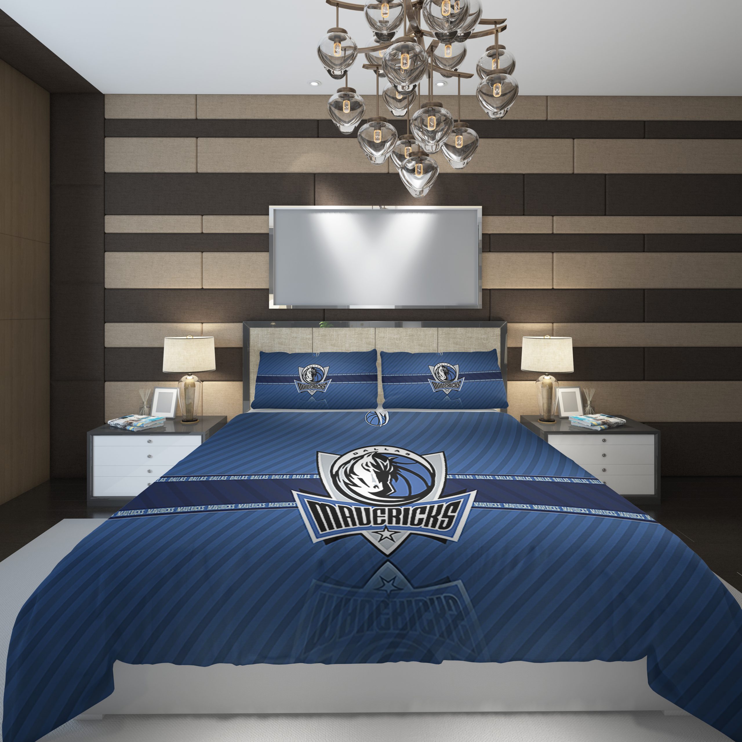 NFL Dallas Cowboys Duvet Cover and Pillowcase Set Bedding Set