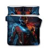 Dc Barry Allen The Flash 1 Duvet Cover and Pillowcase Set Bedding Set