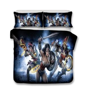 Dc Wonder Woman Duvet Cover and Pillowcase Set Bedding Set
