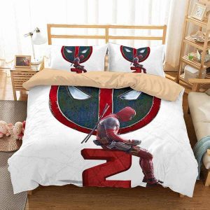 Deadpool 2 Duvet Cover and Pillowcase Set Bedding Set 472