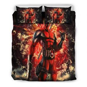 Deadpool Duvet Cover and Pillowcase Set Bedding Set 1