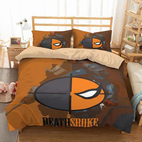 Deathstroke Duvet Cover and Pillowcase Set Bedding Set