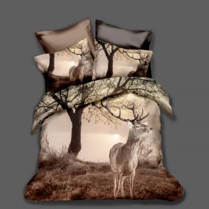 Deer Duvet Cover and Pillowcase Set Bedding Set