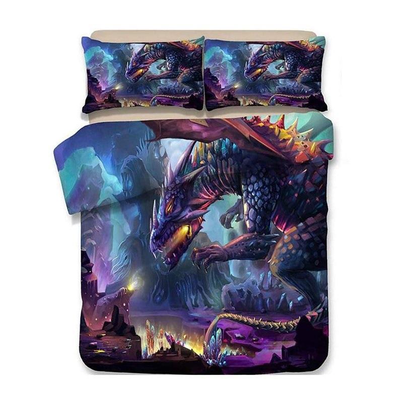 Dinosaurs 3 Duvet Cover and Pillowcase Set Bedding Set