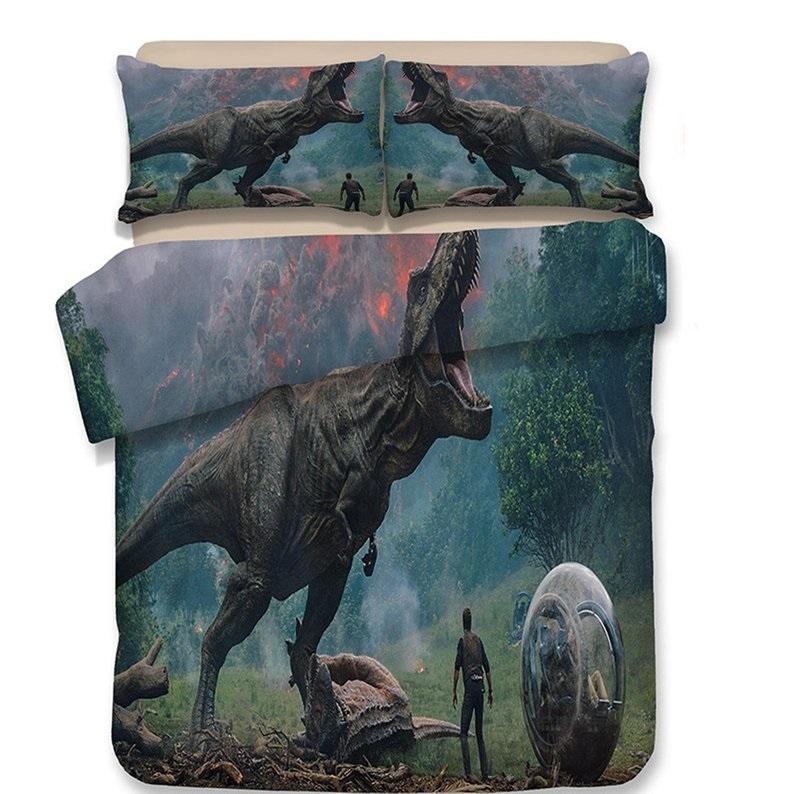 Dinosaurs 5 Duvet Cover and Pillowcase Set Bedding Set