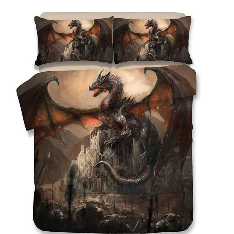 Dinosaurs 8 Duvet Cover and Pillowcase Set Bedding Set