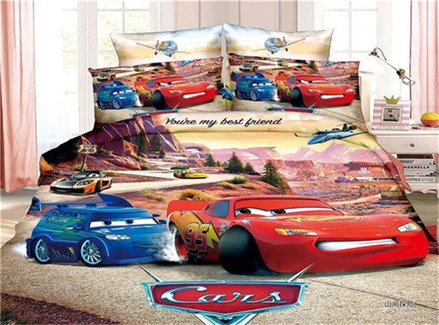 Disney Carr Movie 222 Duvet Cover and Pillowcase Set Bedding Set