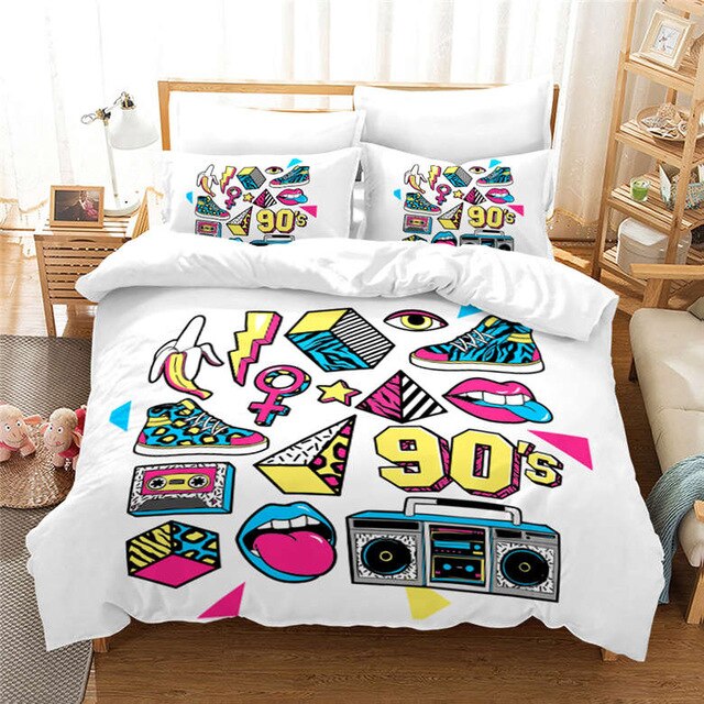 Disney Cartoon 224 Duvet Cover and Pillowcase Set Bedding Set