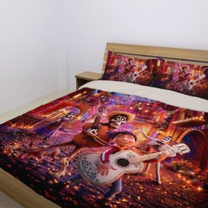 Disney Coco Duvet Cover and Pillowcase Set Bedding Set 115