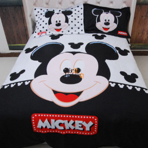 Disney Mickey Mouse 1 Duvet Cover and Pillowcase Set Bedding Set 100