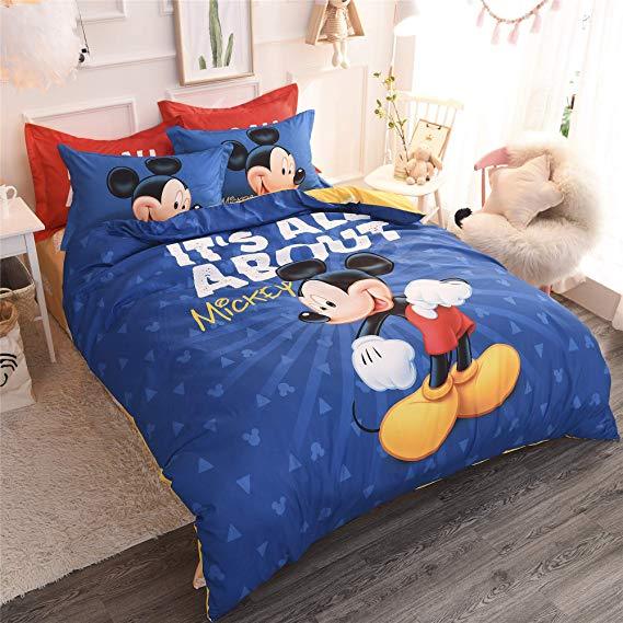 Disney Mickey Mouse 1 Duvet Cover and Pillowcase Set Bedding Set 233