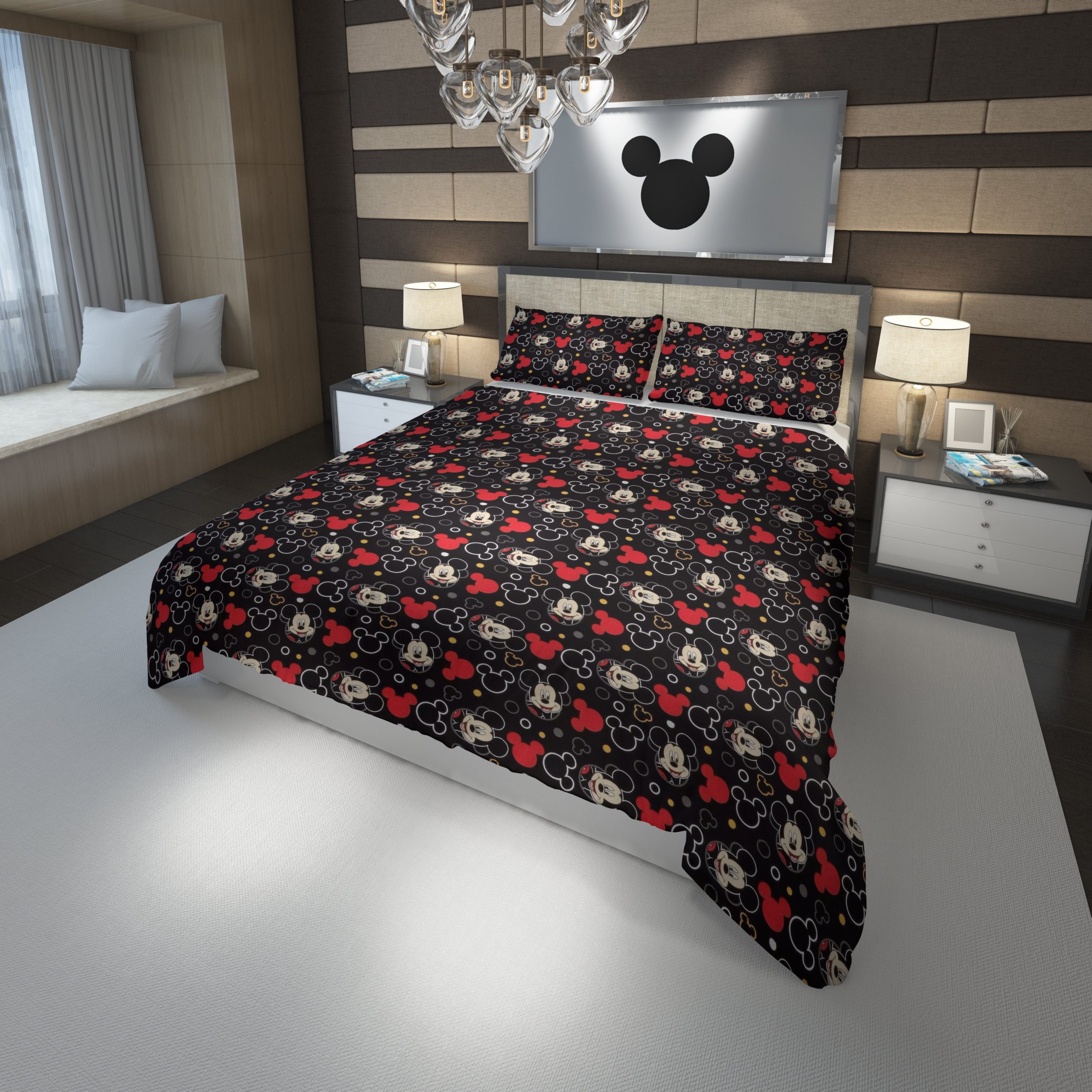 Disney Mickey Mouse 2 Duvet Cover and Pillowcase Set Bedding Set 682