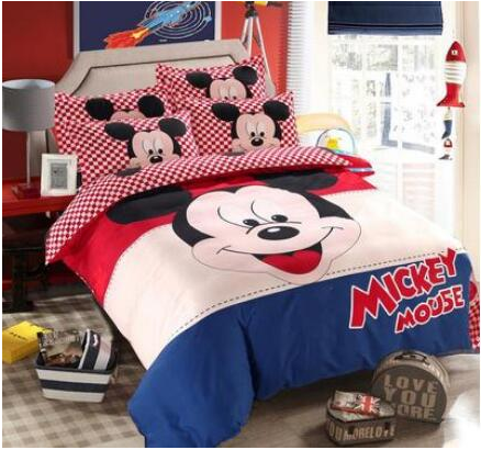 Disney Mickey Mouse 3 Duvet Cover and Pillowcase Set Bedding Set 218