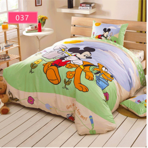 Disney Mickey Mouse Duvet Cover and Pillowcase Set Bedding Set 96