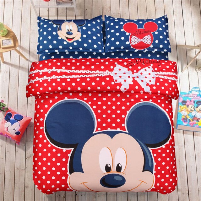 Disney Mickey mouse 222 Duvet Cover and Pillowcase Set Bedding Set