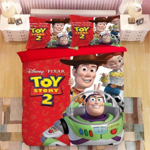 Disney Toy Story Sherif Woody Buzz Lightyear 223 Duvet Cover and Pillowcase Set Bedding Set