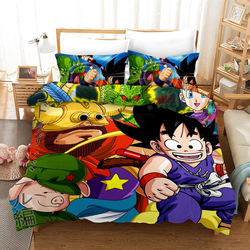 Dragon Ball 12 Duvet Cover and Pillowcase Set Bedding Set