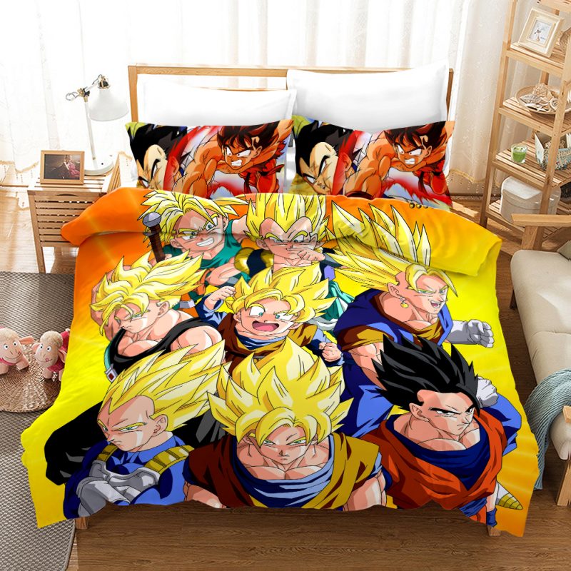 Dragon Ball 2 Duvet Cover and Pillowcase Set Bedding Set