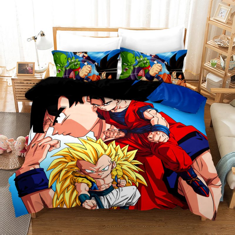 Dragon Ball 9 Duvet Cover and Pillowcase Set Bedding Set