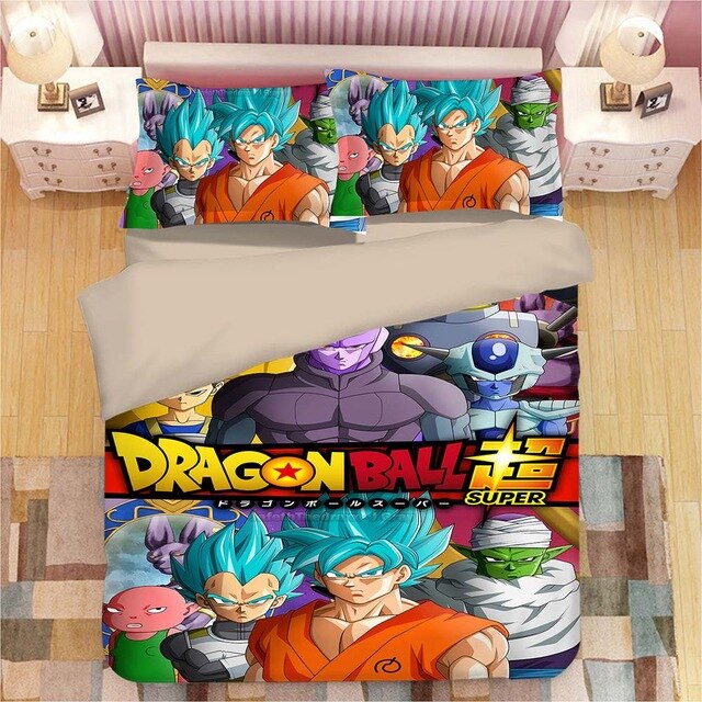 Dragon Ball Son Goku Vegeta 2211 Duvet Cover and Pillowcase Set Bedding Set