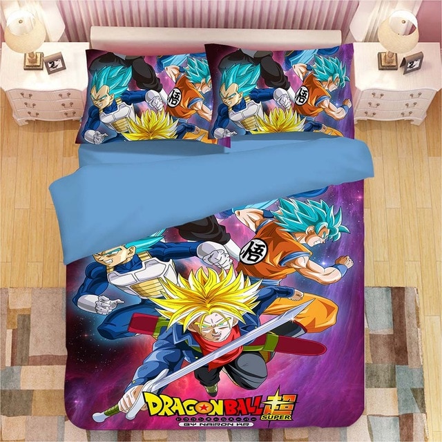 Dragon Ball Son Goku Vegeta 2213 Duvet Cover and Pillowcase Set Bedding Set