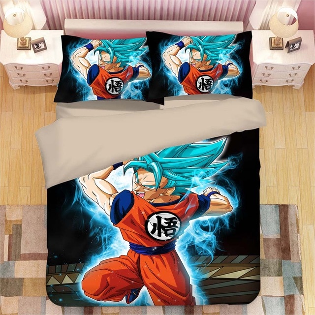 Dragon Ball Son Goku Vegeta 2225 Duvet Cover and Pillowcase Set Bedding Set