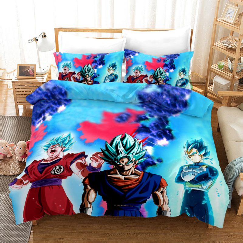 Dragon Ball Super 5 Duvet Cover and Pillowcase Set Bedding Set