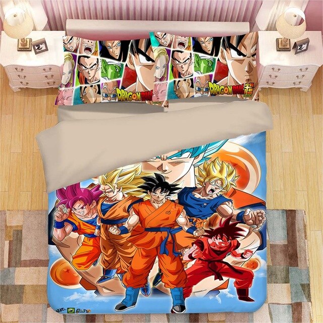 Dragon Ball Z 2214 Duvet Cover and Pillowcase Set Bedding Set